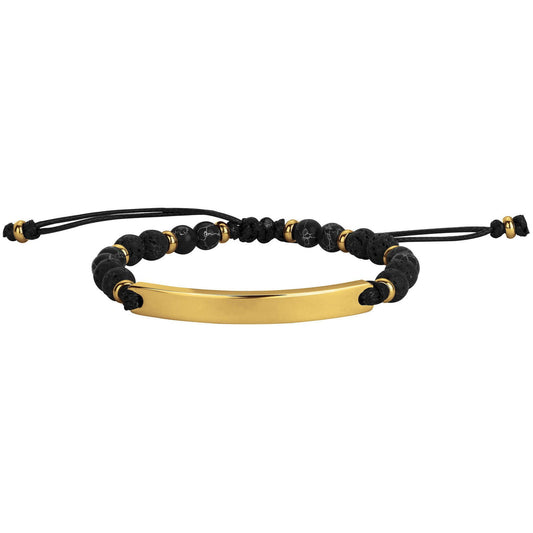 BRAC.ACIER IPG ET LAVE-REGL.18-26CM - Bijouterie Cordier