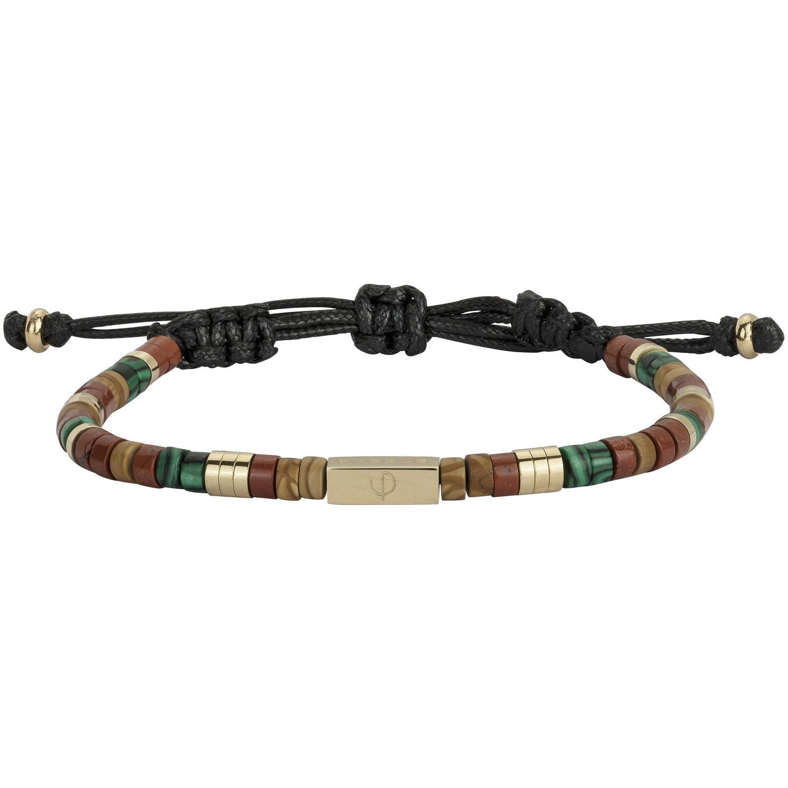 BRAC.ACIER IPG ET PIERRES MULTICOLORES-REGL.18-26CM - Bijouterie Cordier