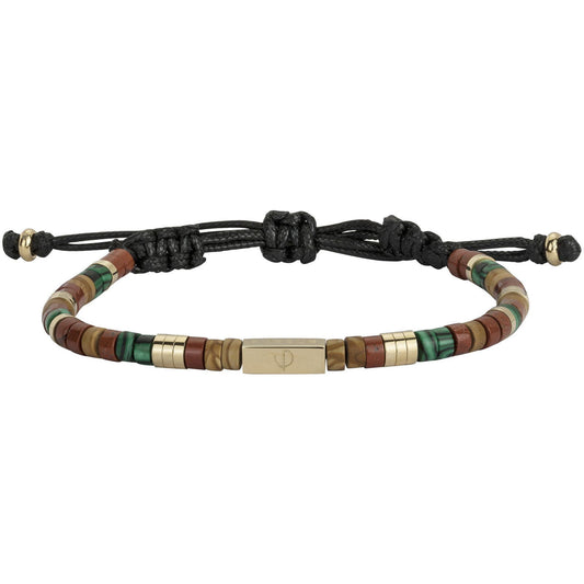 BRAC.ACIER IPG ET PIERRES MULTICOLORES-REGL.18-26CM - Bijouterie Cordier
