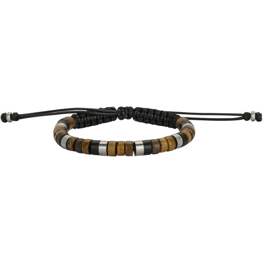 BRAC.ACIER IPN ET OEIL DE TIGRE-REGL.18-26CM - Bijouterie Cordier