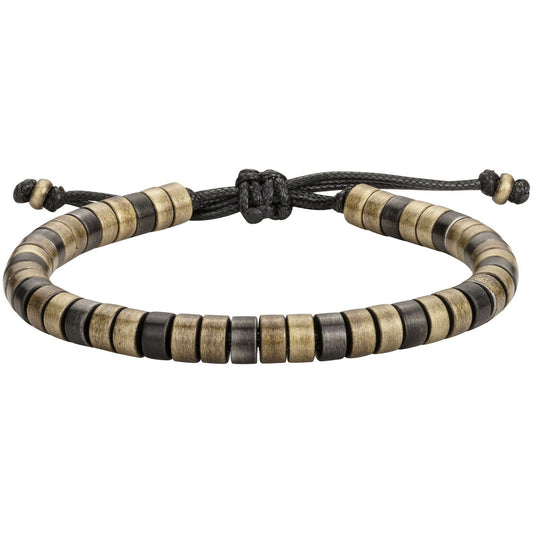 BRAC.ACIER VINTAGE DORE NOIR-18 -22CM - Bijouterie Cordier