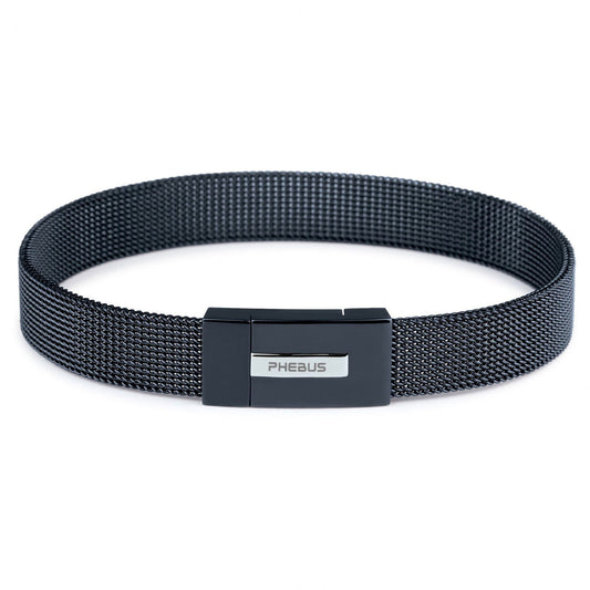 BRAC.AC.MAILLE MILANAISE IPN - FERMOIR AIMANTE 20.5CM - Bijouterie Cordier