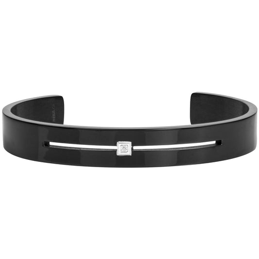 BRACELET ACIER 1 DIAMANT - Bijouterie Cordier