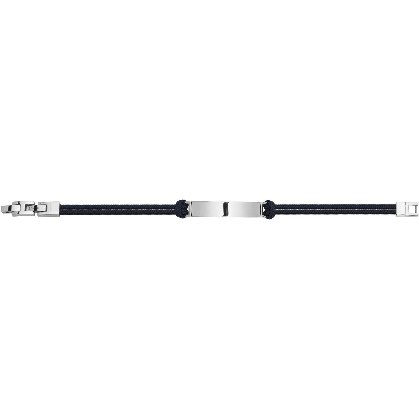 BRACELET ACIER CORD. REGL.-19,5+1,5CM