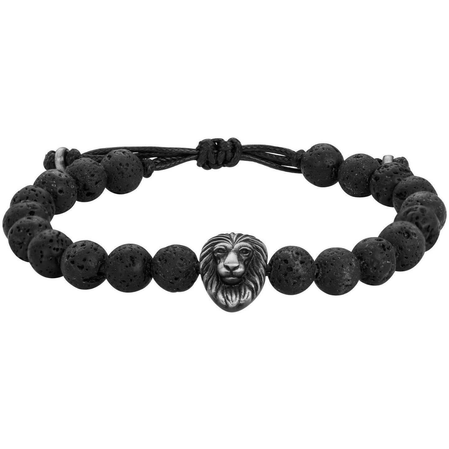 BRACELET ACIER LAVE NOIR-REFGL.16-24CM - Bijouterie Cordier