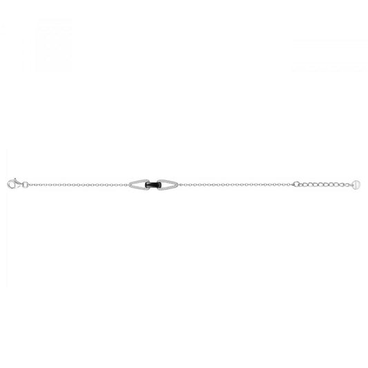 BRACELET ARGENT 38 OXYDES DE ZIRCONIUM - Bijouterie Cordier