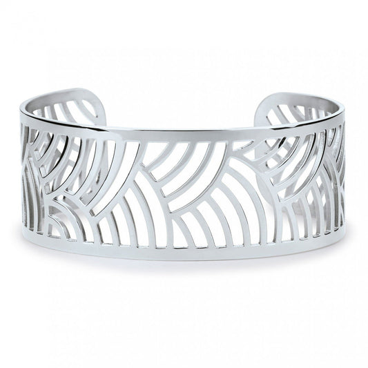 BRAC.JONC AC MOTIF JAPONAIS-DIAM.65 - Bijouterie Cordier
