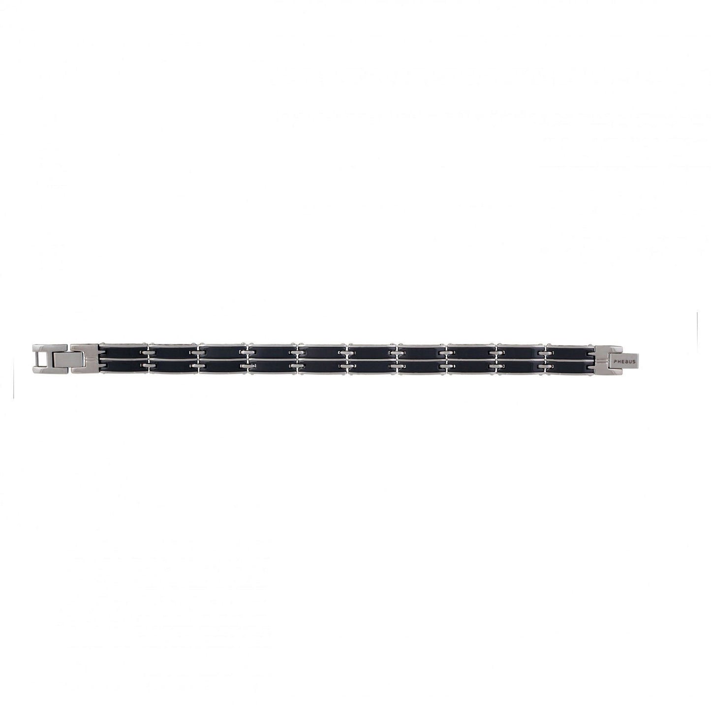 BRAC. AC/DOUBLE CERAMIQUE NOIRE 19.5 - Bijouterie Cordier