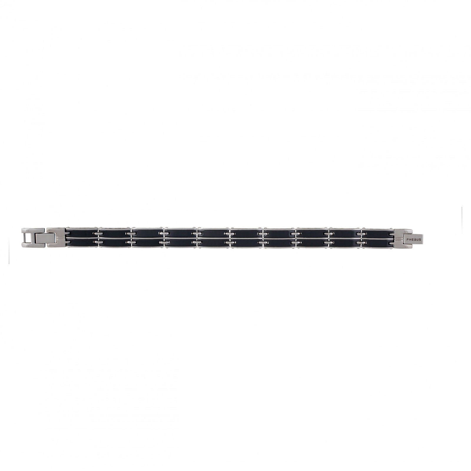BRAC. AC/DOUBLE CERAMIQUE NOIRE 19.5 - Bijouterie Cordier