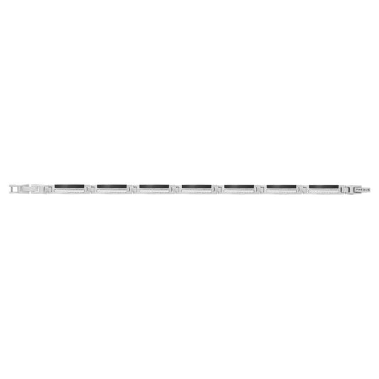 BRAC ACIER. CERAM NOIR ET CABLE 20+1CM