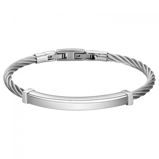 BRAC ACIER CABLE ET PLAQUE 19+1.5CM