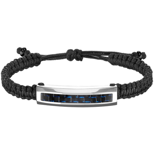 BRAC. ACIER CARBONE BLEU-18-25CM - Bijouterie Cordier