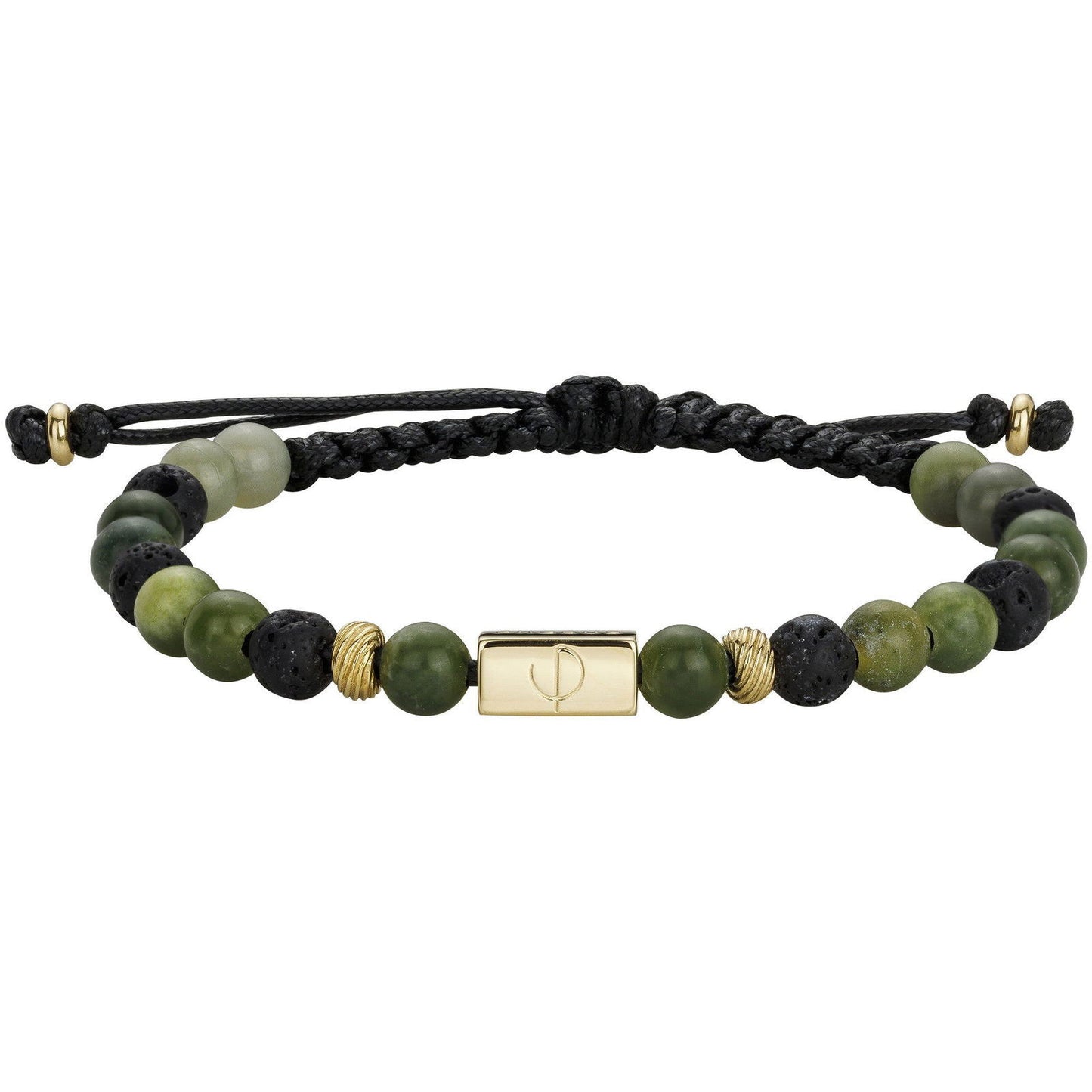 BRAC. ACIER ET IPG AVEC PERLES SYNTHETIQUES-REGL.18-26CM - Bijouterie Cordier
