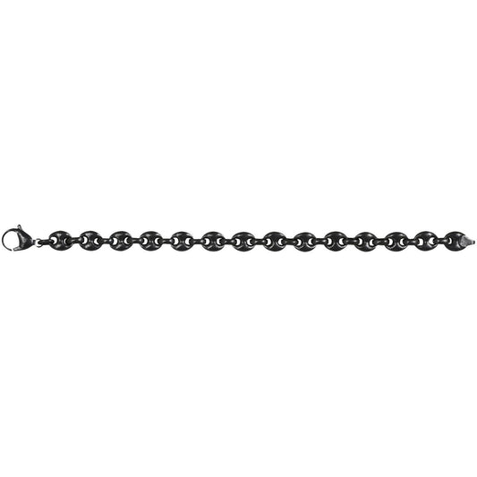 BRAC. ACIER ET PVD VINTAGE-21CM - Bijouterie Cordier