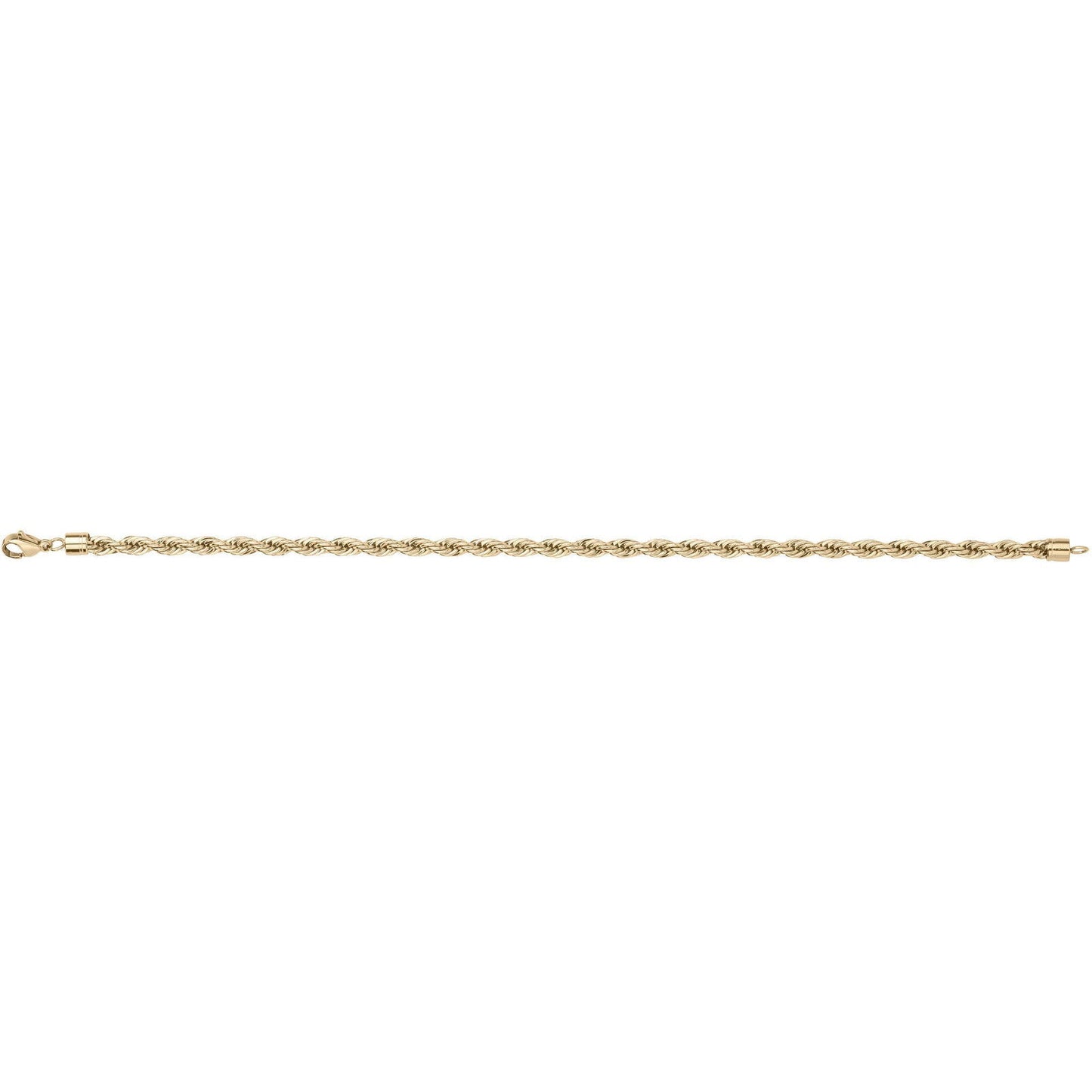 BRAC. ACIER IPG MAILLE CORDE-21CM - Bijouterie Cordier