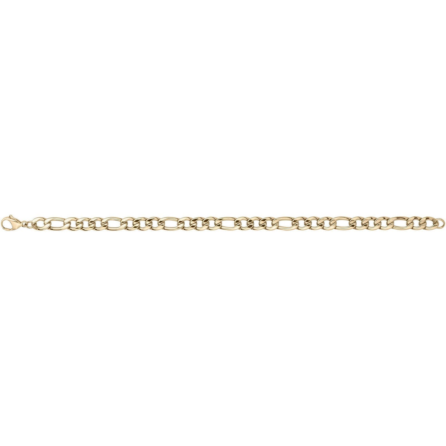 BRAC. ACIER IPG MAILLE GOURMETTE-21CM - Bijouterie Cordier