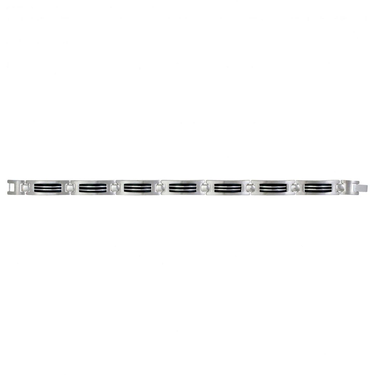 BRAC. ACIER RESINE 21CM - Bijouterie Cordier
