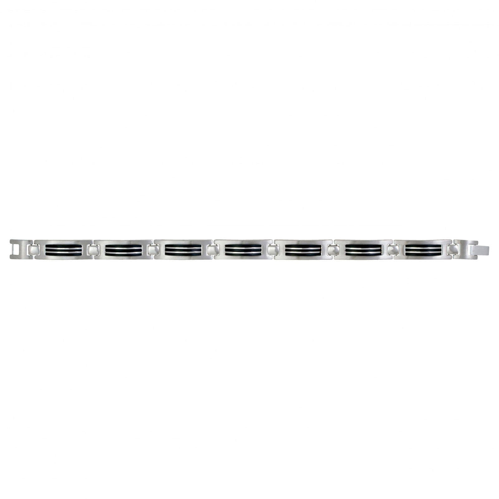 BRAC. ACIER RESINE 21CM - Bijouterie Cordier