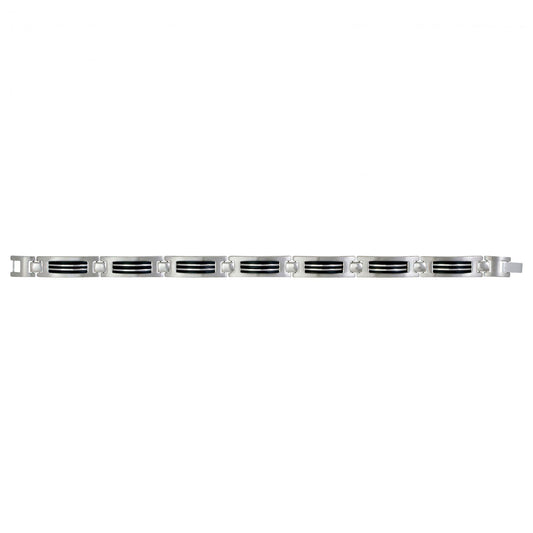 BRAC. ACIER RESINE 21CM - Bijouterie Cordier