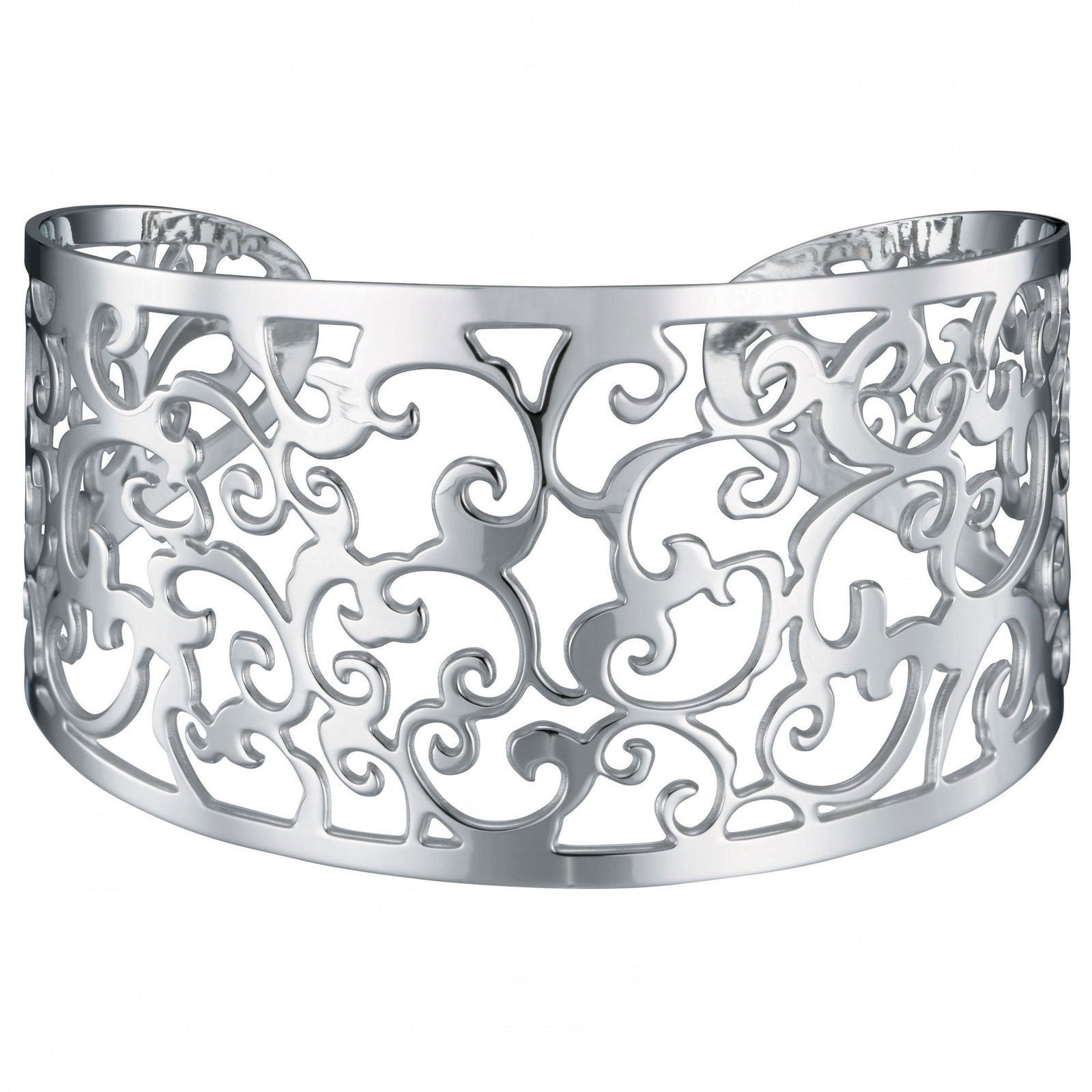 BRAC. MANCH.AC.ARABESQ.AJOUREES DIAM. 65 MM - Bijouterie Cordier