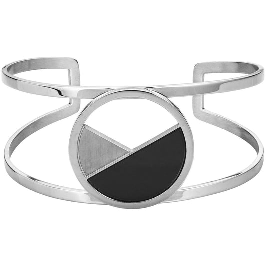 BRA. ACIER CERAM. NOIR.-DIAM.62 - Bijouterie Cordier