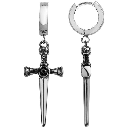Boucles d’Oreilles Acier Homme Phebus