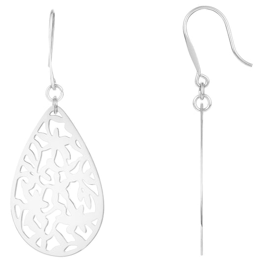 Boucles d’Oreilles Femme Phebus Forme Goutte Motif Fleur