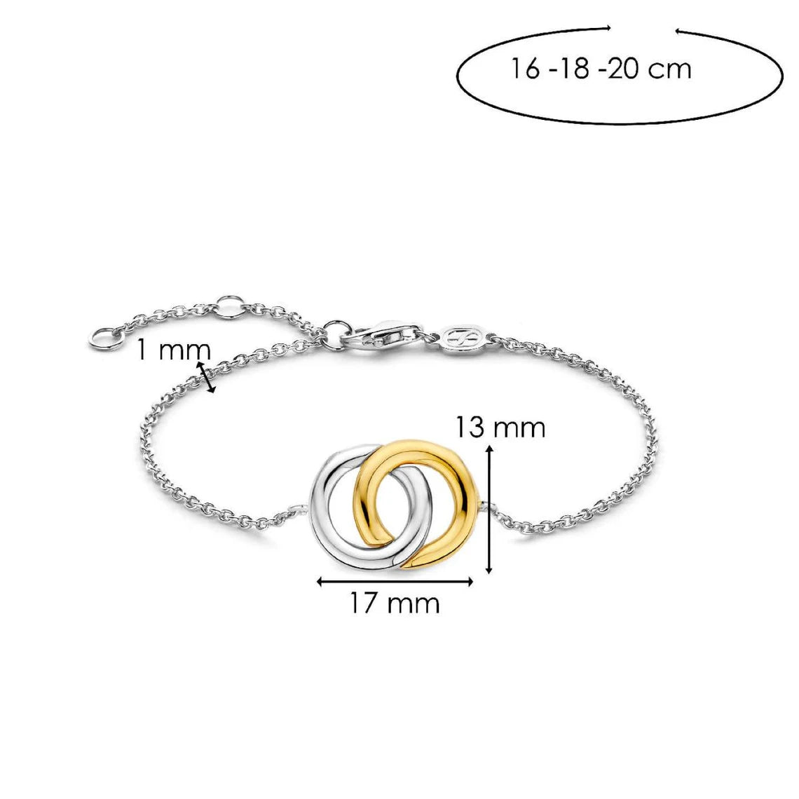 Bracelet Ti Sento Argent Plaqué Or 2790SY