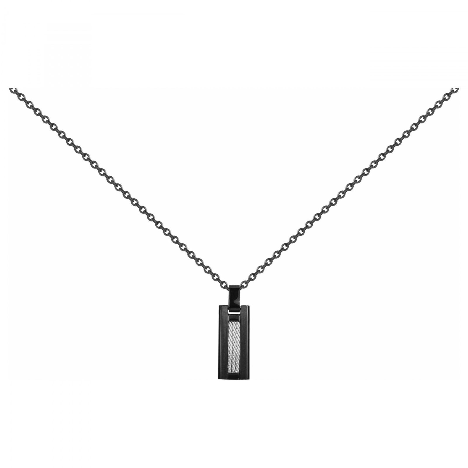 COL. ACIER IPN CABLE BLANC-50+5CM