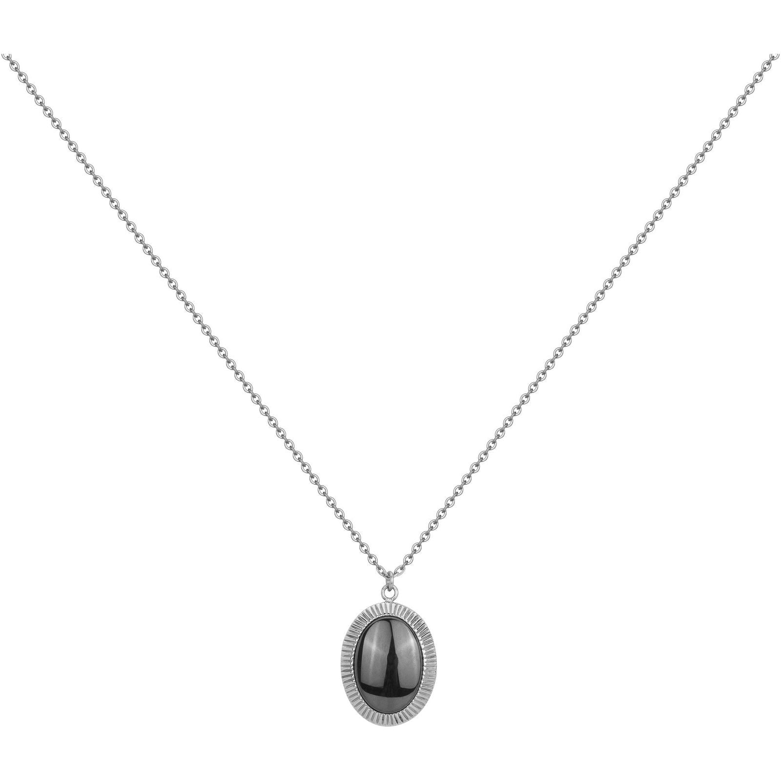 COLL. ACIER CERAM. NOIRE-45+5CM