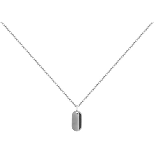 COLL. ACIER ET CABLE NOIR -50+10CM