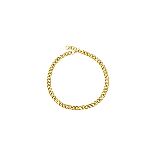 COLL. ACIER ET PVD JAUNE-52+5CM