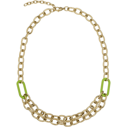 COLL. ACIER IPG ACETATE VERT 45+5CM
