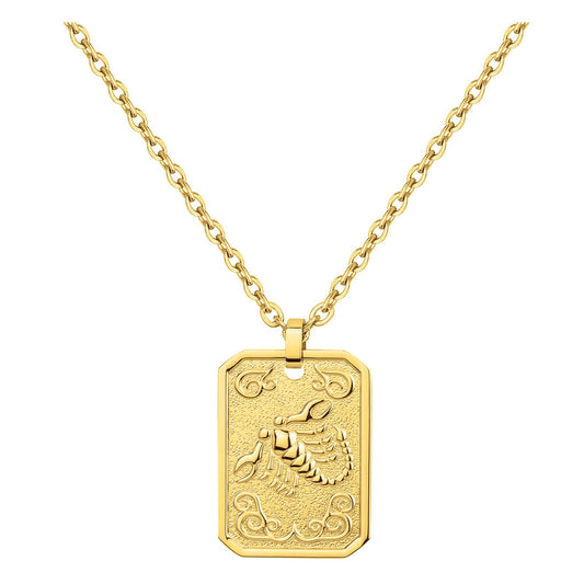 COLL. ACIER IPG MEDAILLE SCORPION-50+10CM