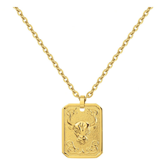 COLL. ACIER IPG MEDAILLE TAUREAU-50+10CM