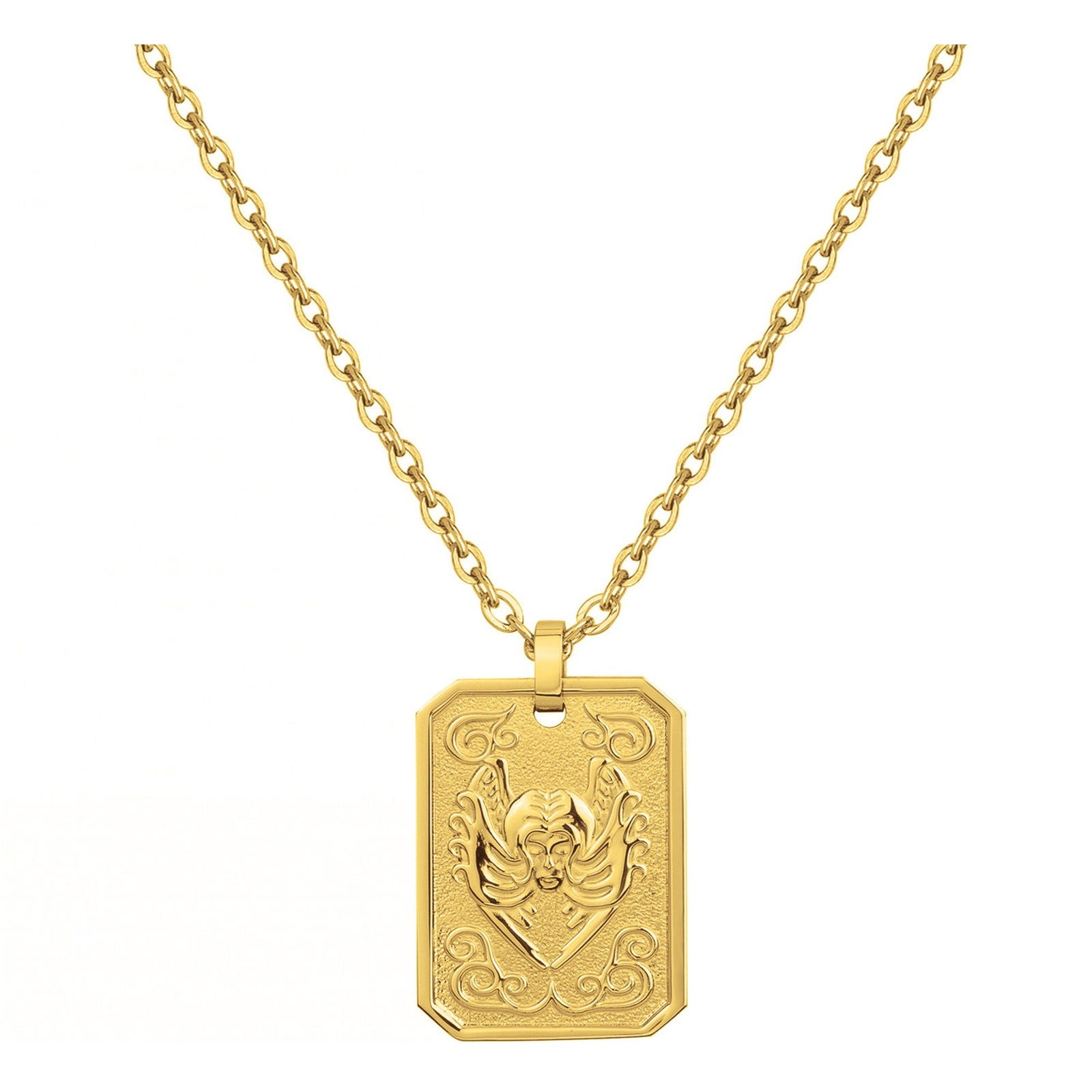 COLL. ACIER IPG MEDAILLE VIERGE-50+10CM