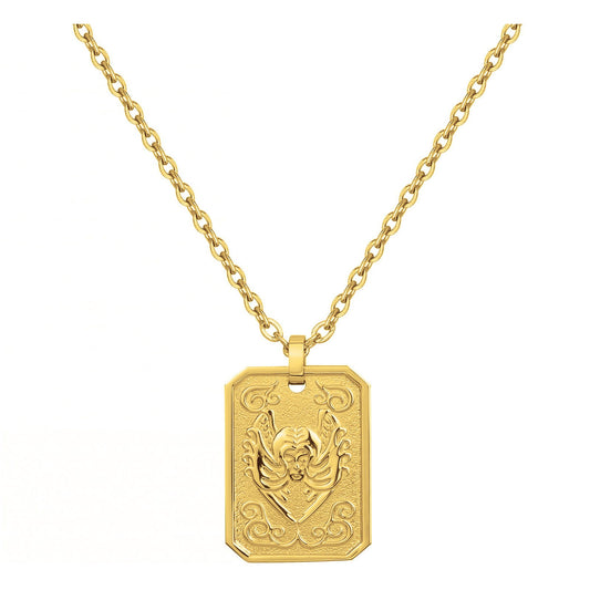 COLL. ACIER IPG MEDAILLE VIERGE-50+10CM