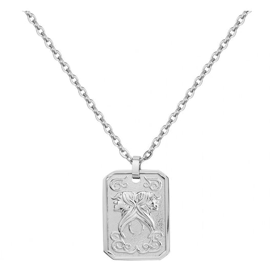 COLL. ACIER MEDAILLE GEMEAUX-50+10CM