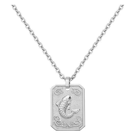 COLL. ACIER MEDAILLE POISSON-50+10CM