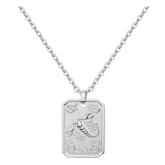 COLL. ACIER MEDAILLE SCORPION-50+10CM