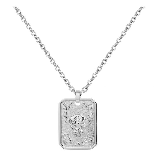 COLL. ACIER MEDAILLE TAUREAU-50+10CM