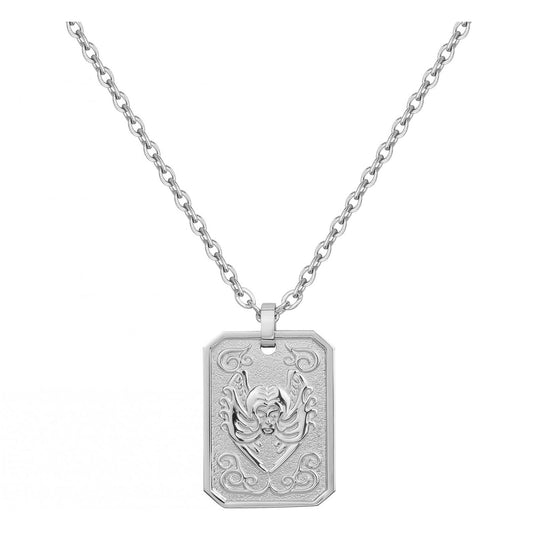 COLL. ACIER MEDAILLE VIERGE-50+10CM