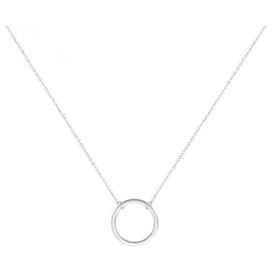 COLL. ACIER MOTIF CERCLE 40+5CM