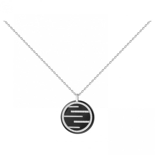 COLLIER ARGENT 73 OXYDES DE ZIRCONIUM - Bijouterie Cordier