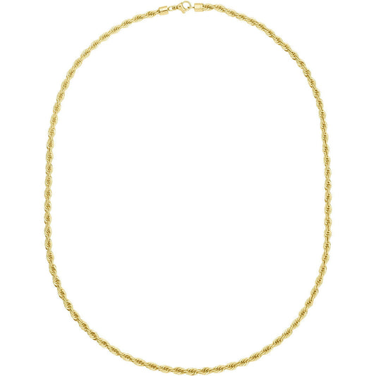 COLL. ACIER IPG MAILLE CORDE-55CM - Bijouterie Cordier