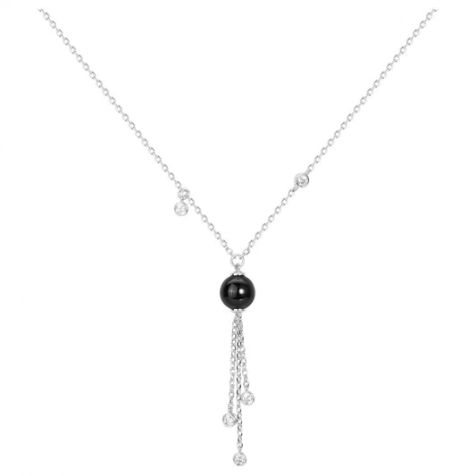 COL. ARG. CERAM. NOIR. CERAM. 5 OZ BLANCHE - Bijouterie Cordier