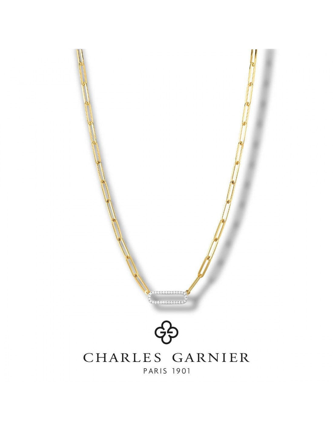 Collier Charles Garnier AGF170023N - Bijouterie Cordier