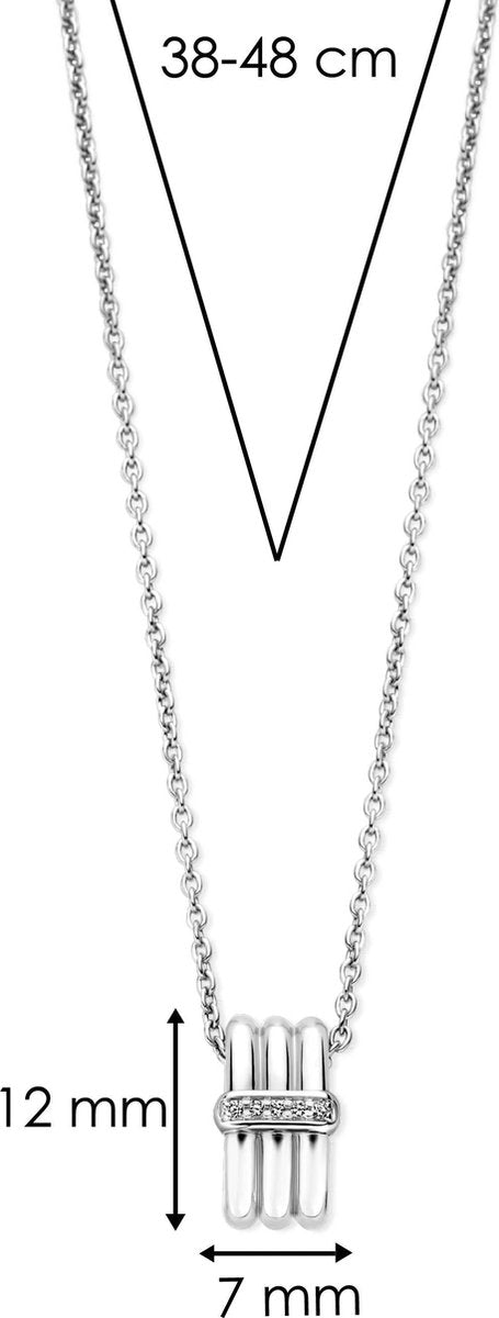 Collier Ti Sento Femme Argent 34057ZI/42 - Bijouterie Cordier