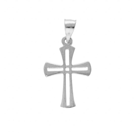 Croix en Argent 15x10 - Bijouterie Cordier