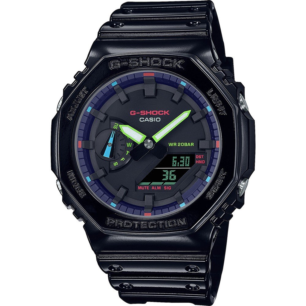 G-Shock GA-2100-RGB-1AER - Bijouterie Cordier
